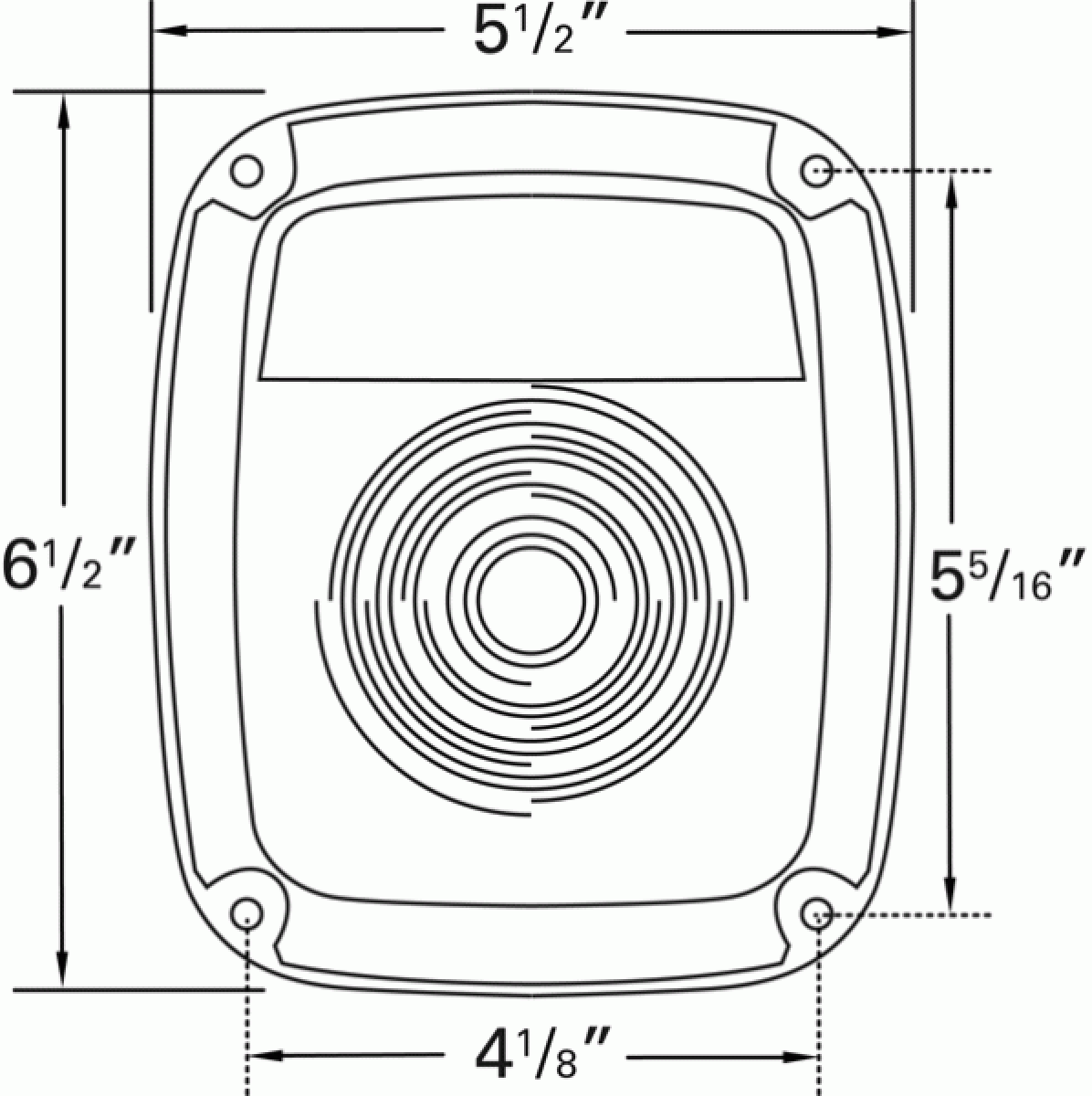 GROTE 91302 Red Stop Tail Turn Replacement Lense for 53702 or 53712