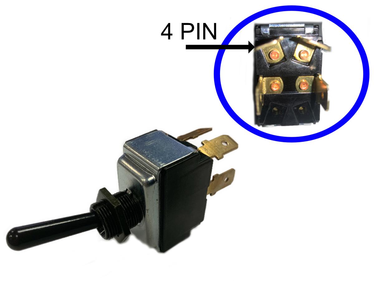 TOGGLE SWITCH DPST PETERBILT 16-04830