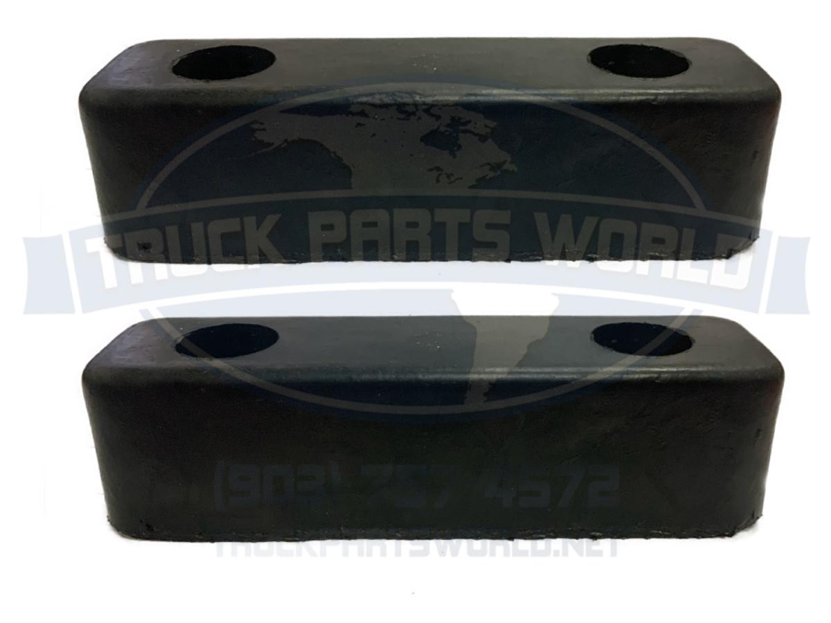 LOADING DOCK BUMPER 7.75 Rectangular Rubber Truck Trailer Dock Protection (PAIR)