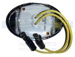 PANELITE MILLENNIUM SERIES M3 AMBER LED MARKER LIGHT 2 BRIGHT LEDs CHROME BEZEL