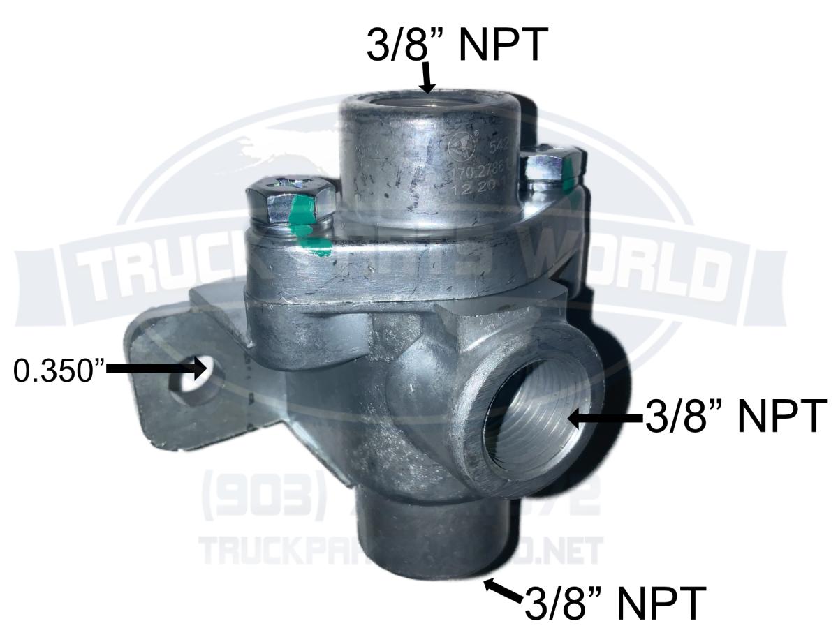 BENDIX TYPE DC4 DOUBLE CHECK VALVE