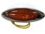 MARKER LIGHT LED 1-1/2IN X 4IN AMBER