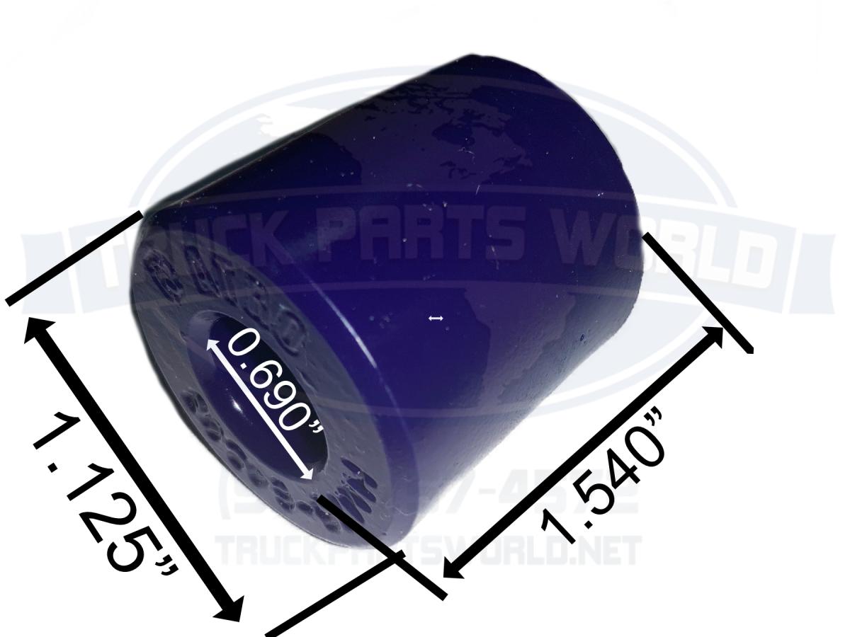 ATRO HM75-64593 Polyurethane Hood Roller for Peterbilt 379 389 & Kenworth K066-360