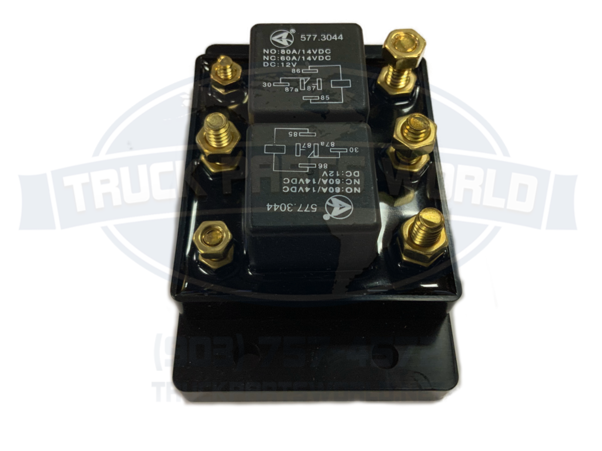 Tarp and Winch Motor Snow Plow - Forward & Reverse Relay Module Six Terminal