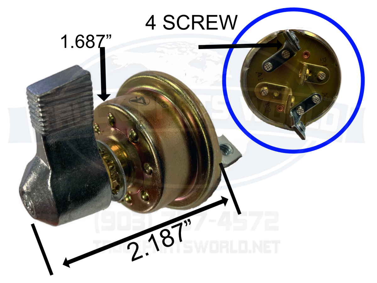 Heavy Duty 50 Amp Reversing Rotary Switch - Tarp & Winch Motors 12 volt DC