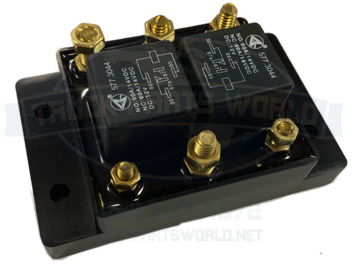 Tarp and Winch Motor Snow Plow - Forward & Reverse Relay Module Six Terminal