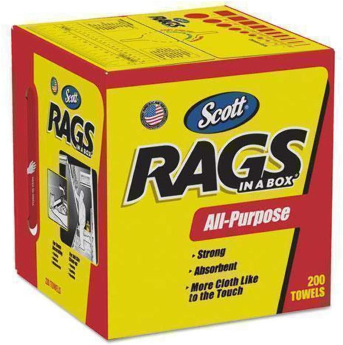 Towel / Roll Scott Shop Towels In Pop-Up Box White Kimberly-Clark