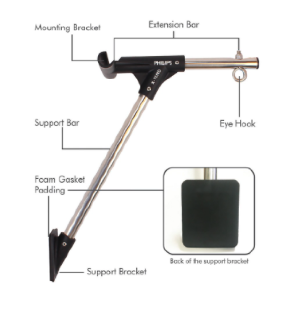 X-TEND? TRACKER BAR EXTENSION 17-3000