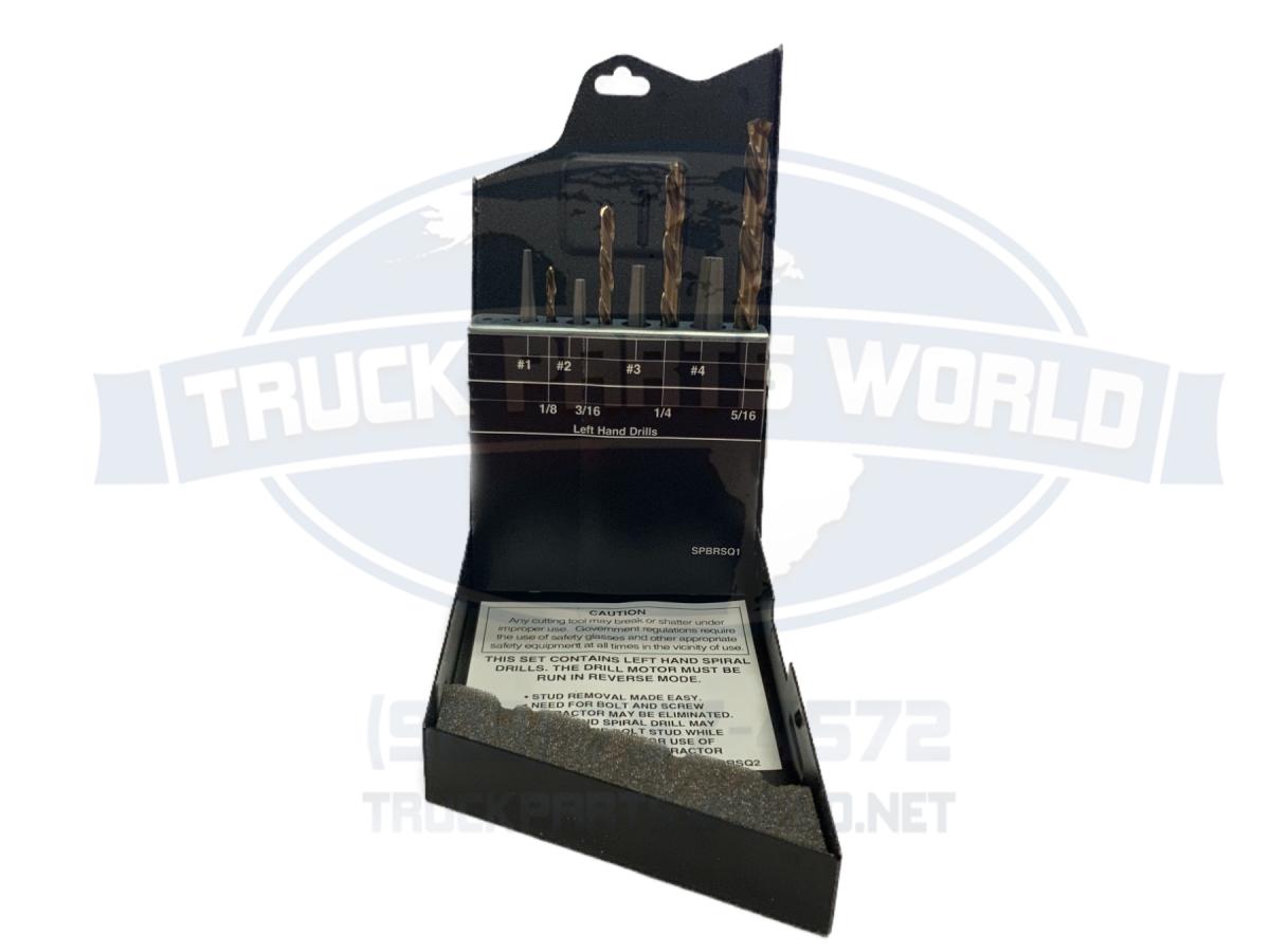 Norseman 8pc Square Extractor & Left Drill bit set USA #70850