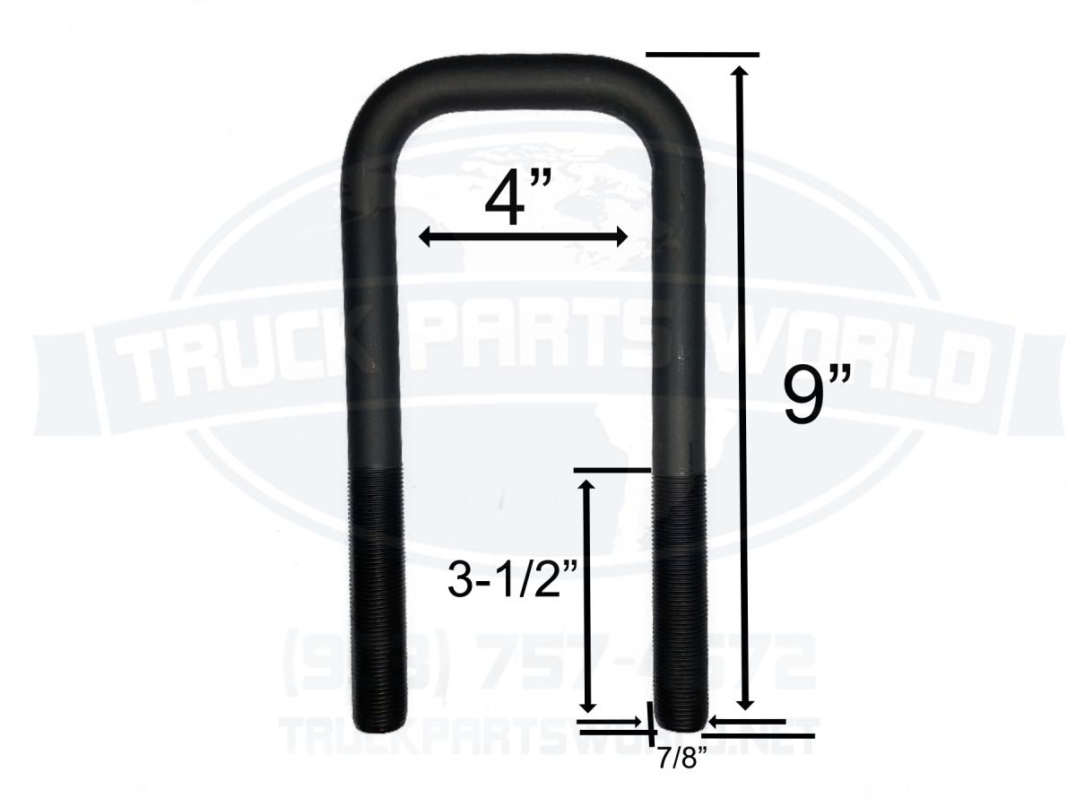 Dayton U-bolts 361-100 Square top U-Bolts for Hendrickson 22303-2