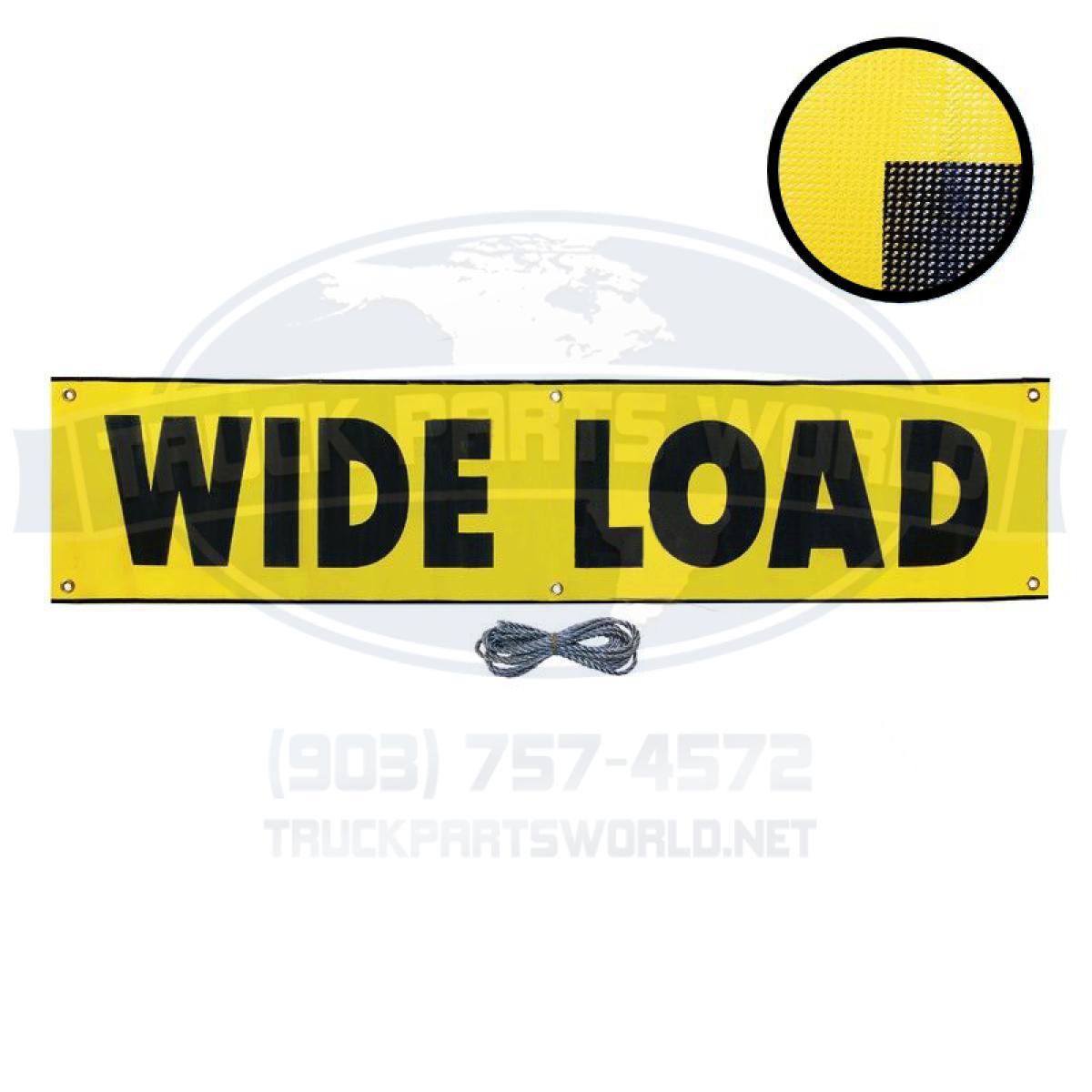 Automann Mesh Oversize Load Banner - Grommets - 18" x 84"