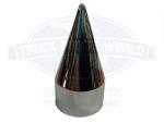 Set of 20 Chrome Lug Nut Cover Spike Style Push On33mm 4-3/16 Tall