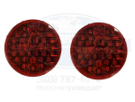 2X Maxxima Red 4" Round Stop Turn Tail Park Light 32 LED STT M42320R KITS