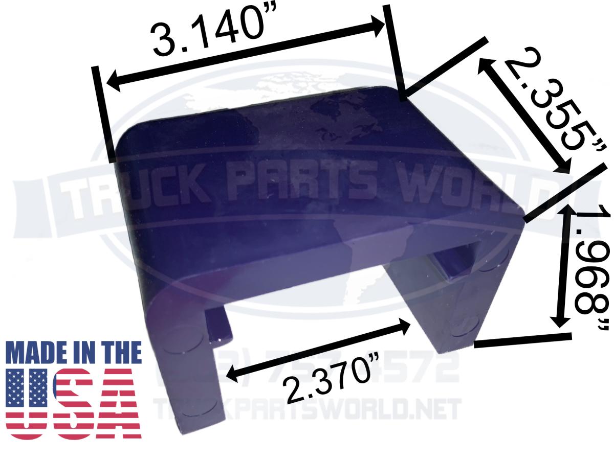 385 PETERBILT SHORT SNAP-ON HOOD BUMPER BUSHING