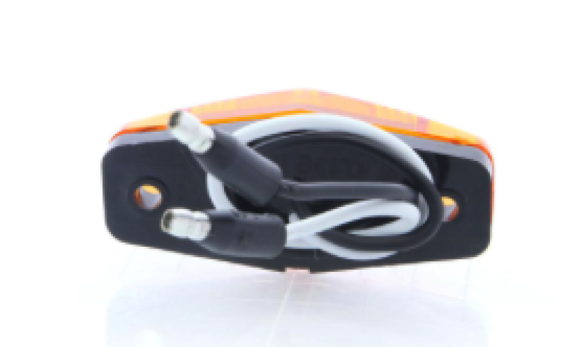 LED Yellow marker/clearance light, 2-wire