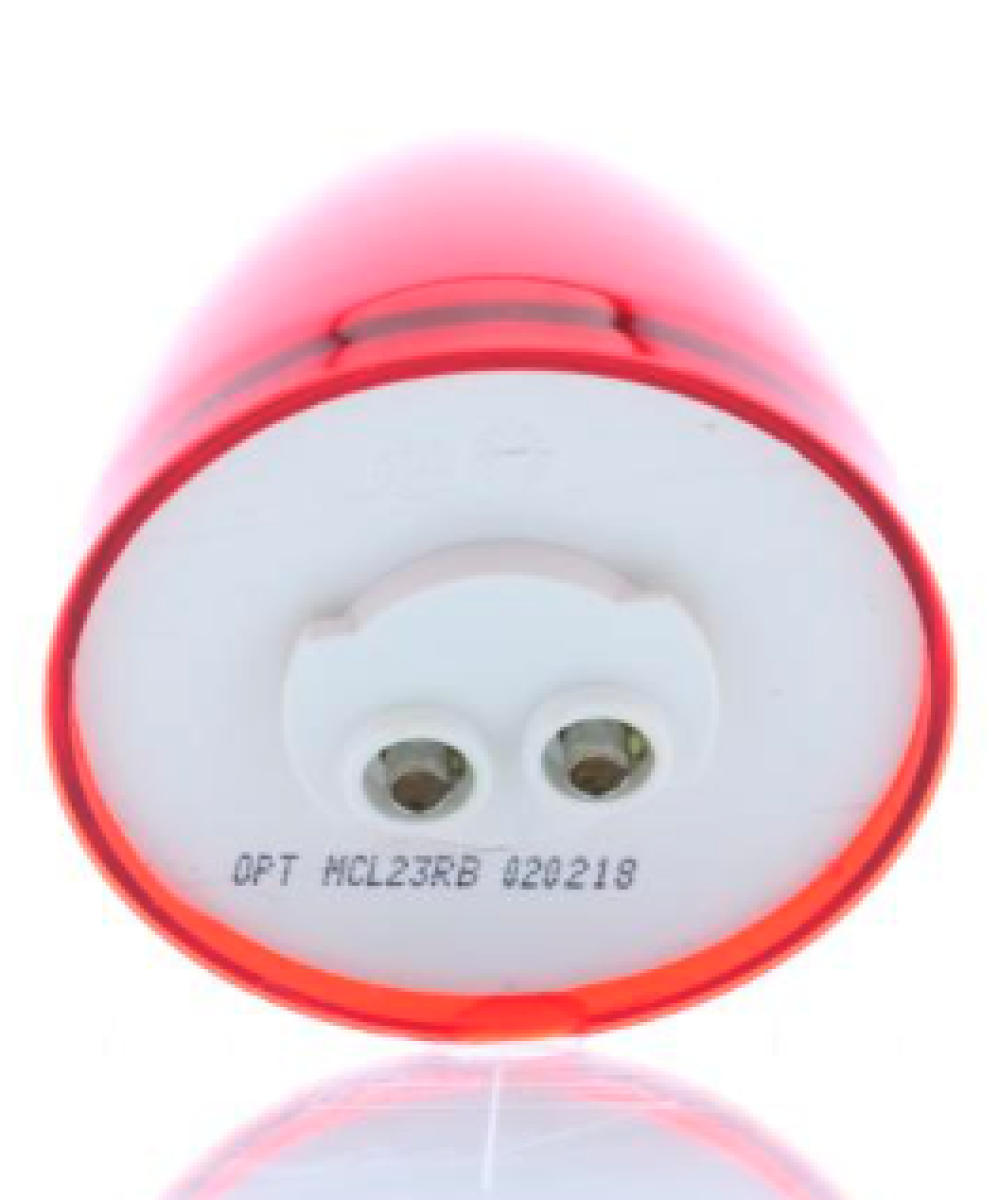 Red 2.5" beehive marker/clearance light