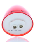 Red 2.5" beehive marker/clearance light