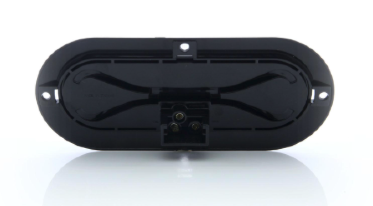 Clear lens red stop/turn/tail light, surface flange mount, PL-3 connection