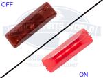 LED THINLINE CLEARANCE LIGHT 1 DIODE RED