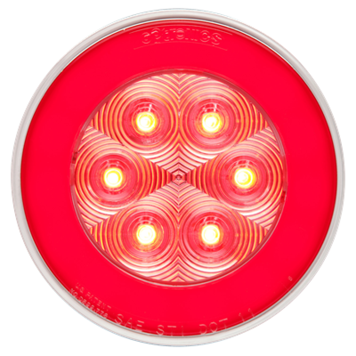 Clear lens red stop/turn/tail light, PL-3 connection