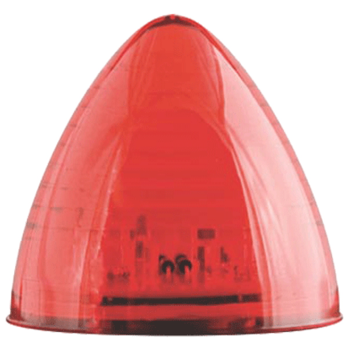 Red 2.5" beehive marker/clearance light