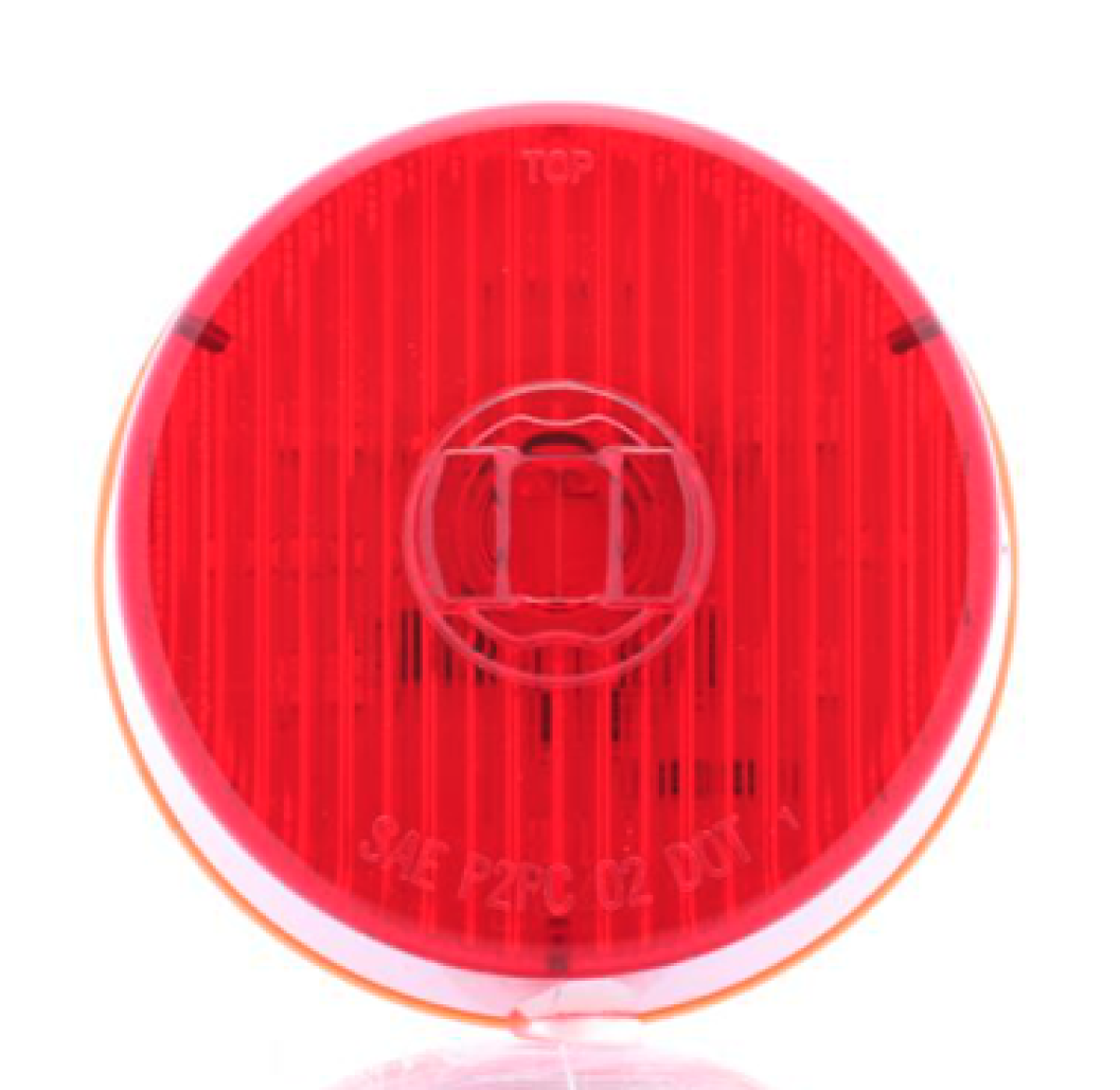 Red 2.5" grommet mount marker/clearance light, PC rated, PL-10
