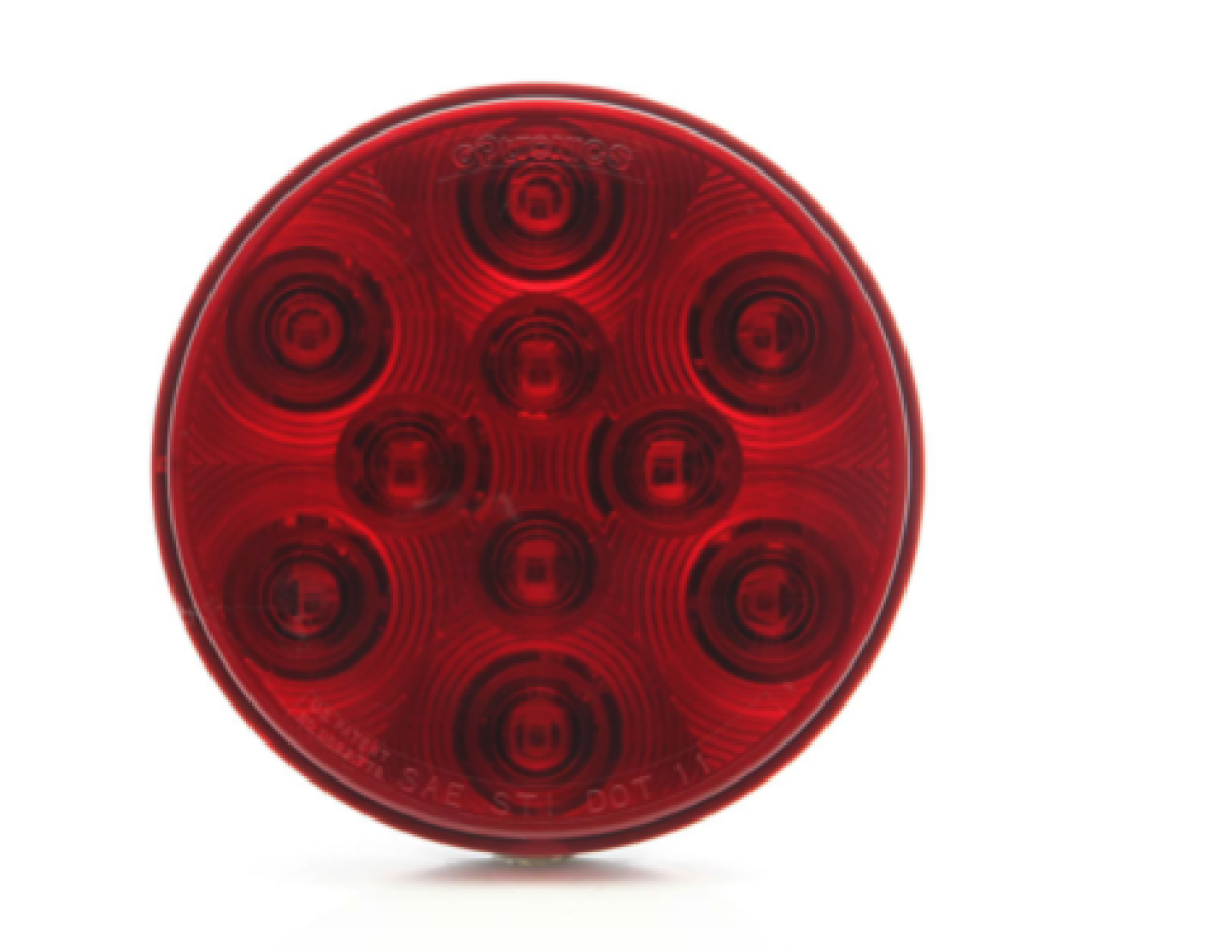 Red stop/turn/tail light, PL-3 connection, 12-24V