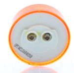 Yellow 2" marker/clearance light, grommet mount, 12V