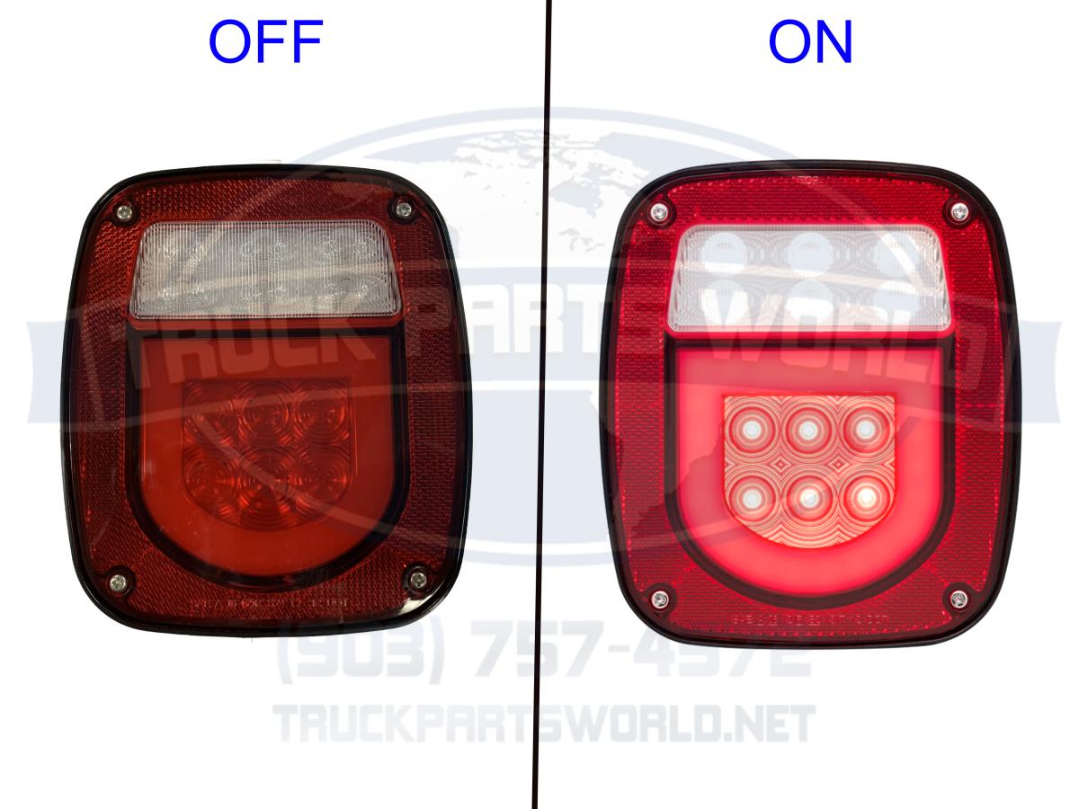 LED GLOLIGHT COMBO S/T/T/BACKUP/LICENCE LIGHT 36 DIODE