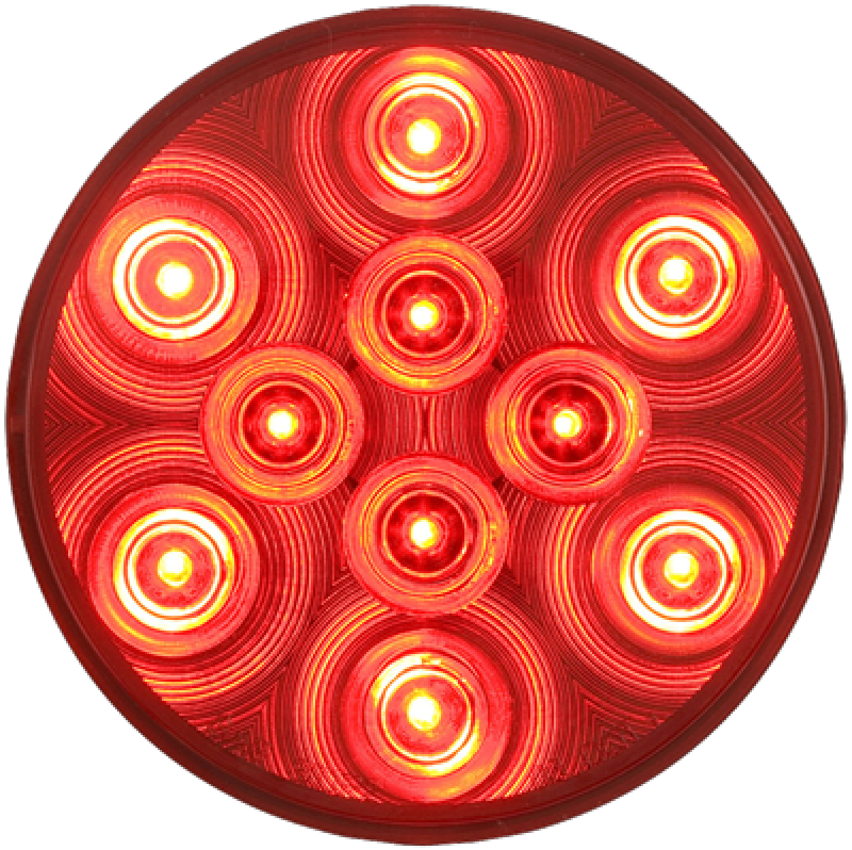 Red stop/turn/tail light, PL-3 connection, 12V