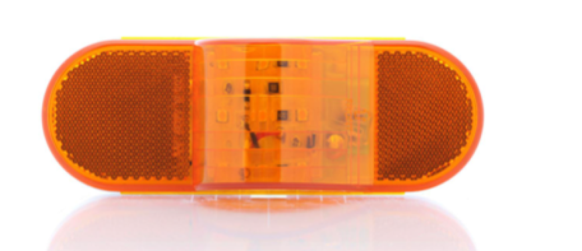 E2 rated side turn signal/marker light, recess mount, PL-3 connection