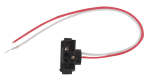Right angle 2-wire pigtail with two-pin PL-3 male plug, 10”