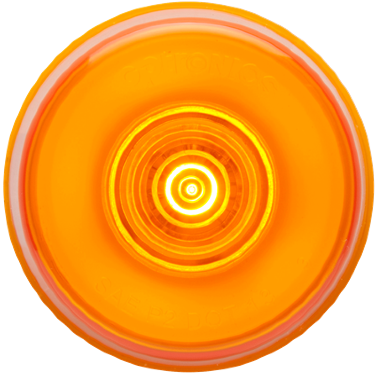 Yellow 2" grommet mount marker/clearance light