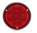 Red stop/turn/tail light with reflex flange, PL-3 connection