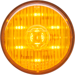 Yellow 2.5" grommet mount marker/clearance light