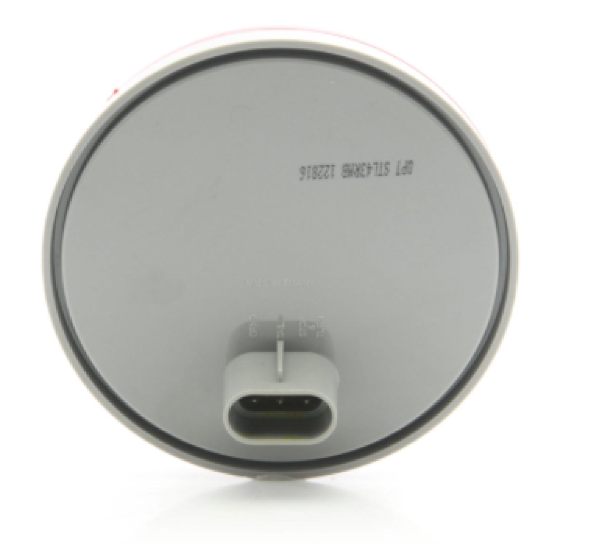 Red stop/turn/tail light, weathertight connection, 12V