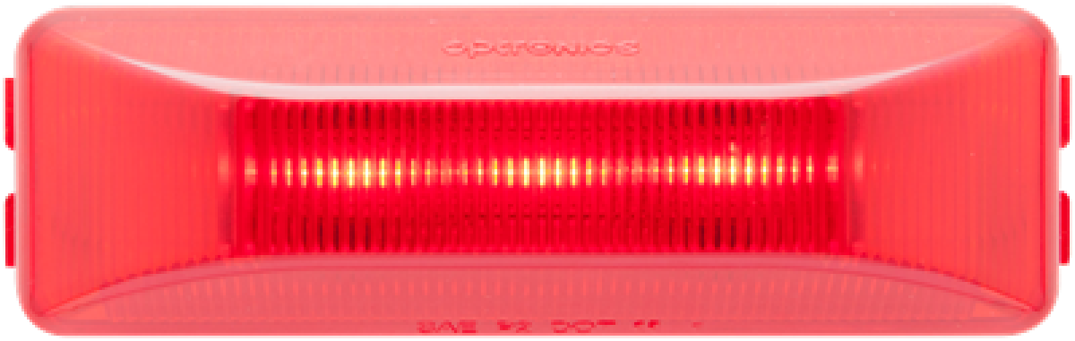 3-LED red marker/clearance light, 12V