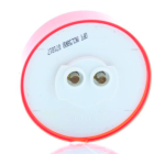 Red 2.5" grommet mount marker/clearance light, PC rated, PL-10