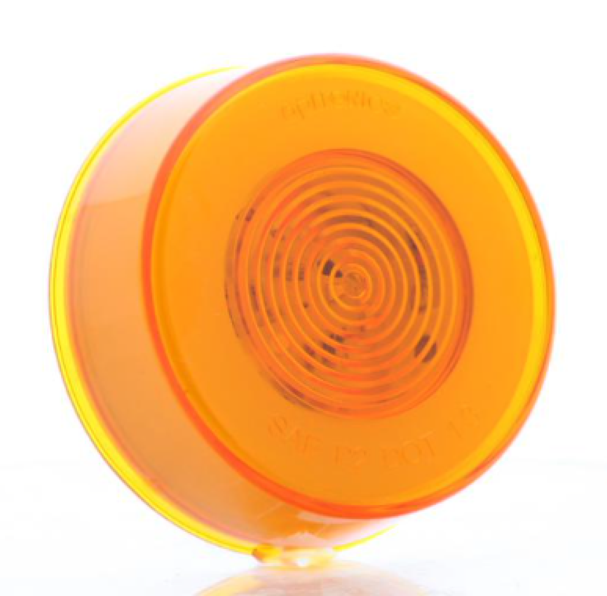 2.5" Yellow marker/clearance light, grommet mount