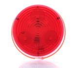 RED 2" marker/clearance light, grommet mount, 12V