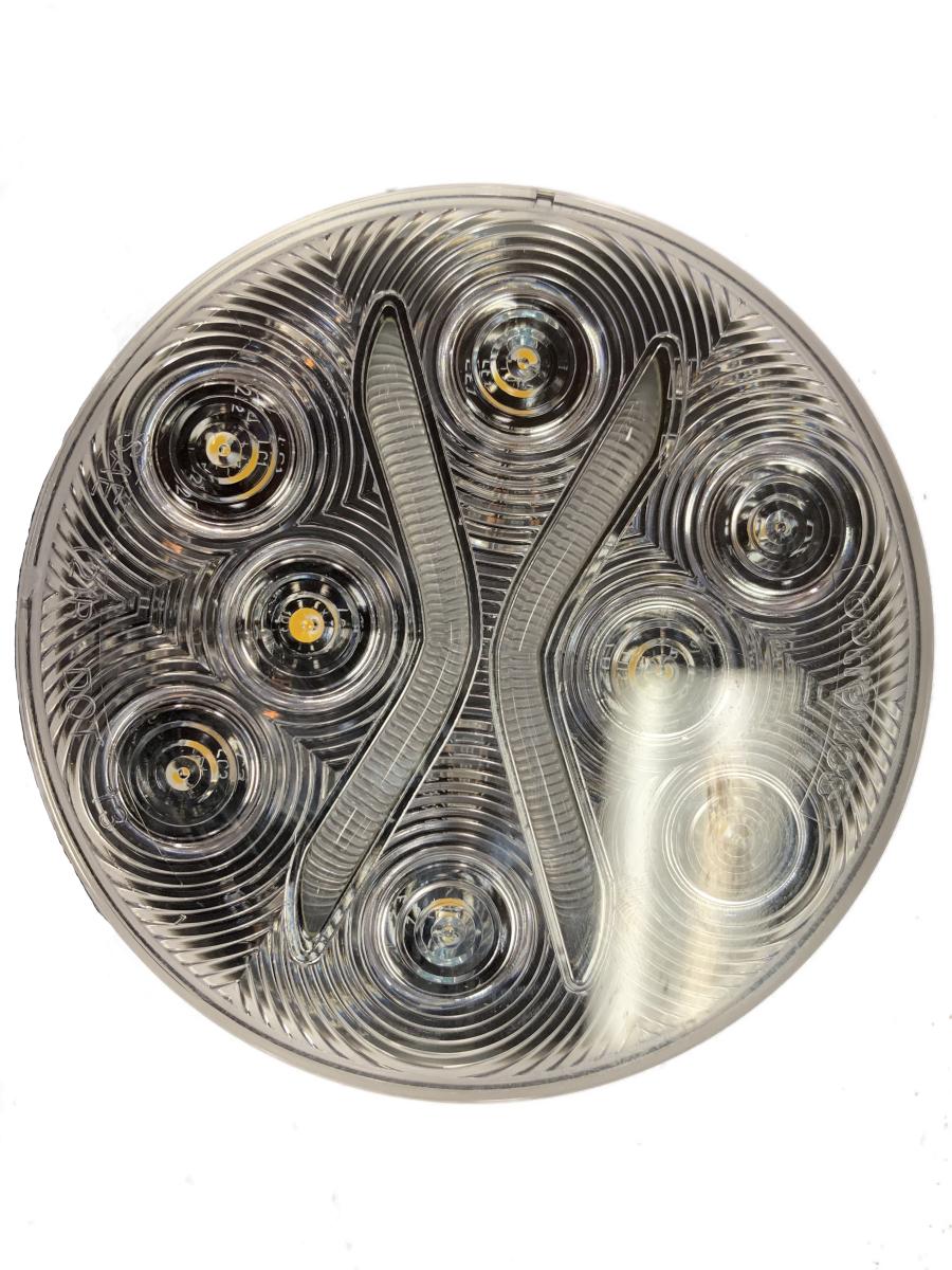 LED BACKUP LIGHT 4" ROUND LIGHTGUIDE PL3