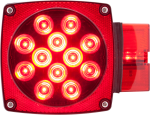 LED over 80 combination tail light, passenger side