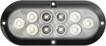 10-LED utility light for surface mount, hard wired