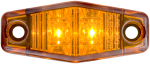 LED Yellow marker/clearance light, 2-wire
