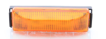 Kit: 4-LED yellow marker/clearance light with A65PB bracket and plug, 12V