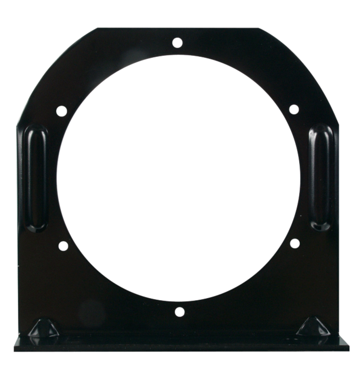 Steel mounting bracket for 4" lights, powder coated, black
