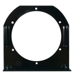 Steel mounting bracket for 4" lights, powder coated, black