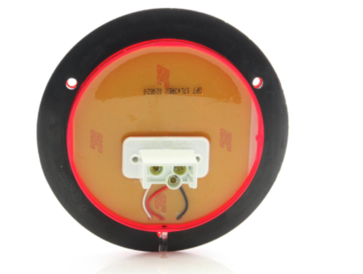 Red stop/turn/tail light with reflex flange, PL-3 connection