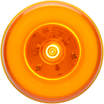 2.5" Yellow marker/clearance light, grommet mount