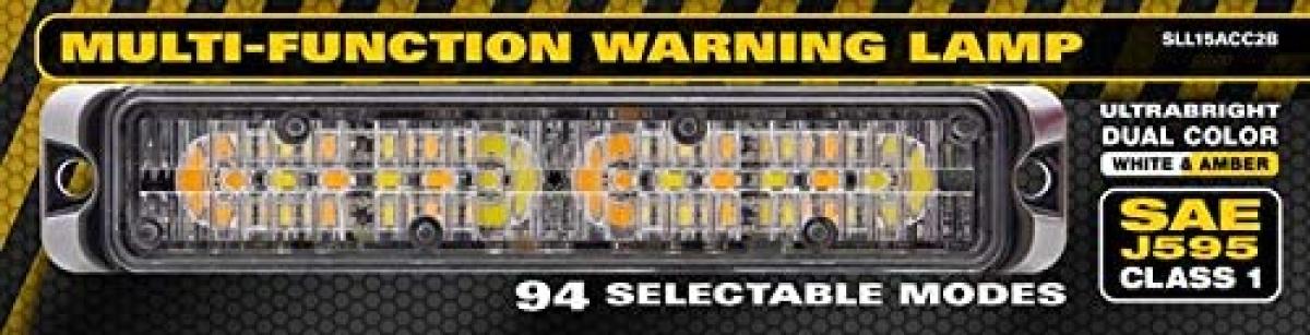 LED WARNING LIGHT WHITE/AMBER